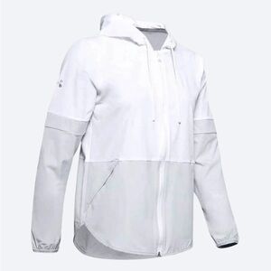 Under Armour Women's White Hooded Jacket